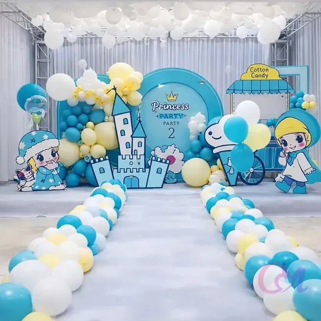 Princess Birthday Party Setup image 2