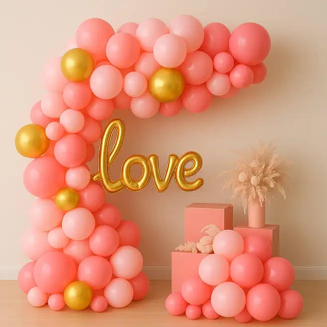 Romantic  Love Balloon Decor image 2