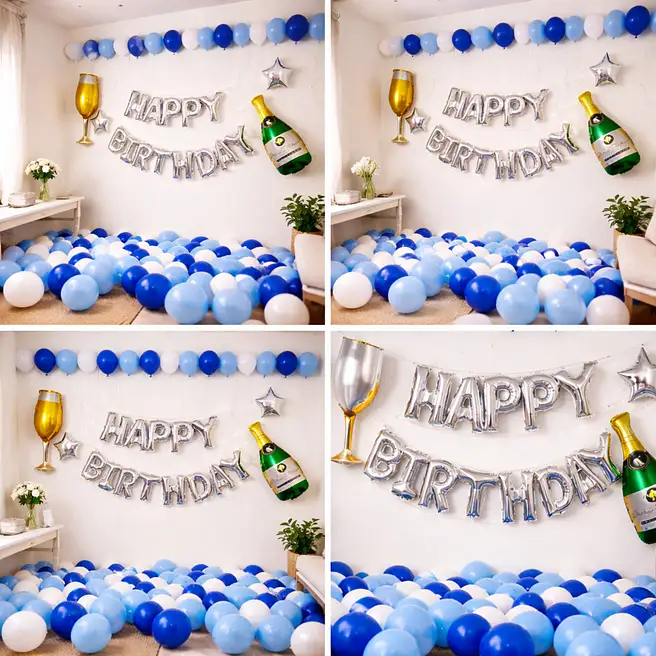 Blue Themed Magical Birthday Décor image 2