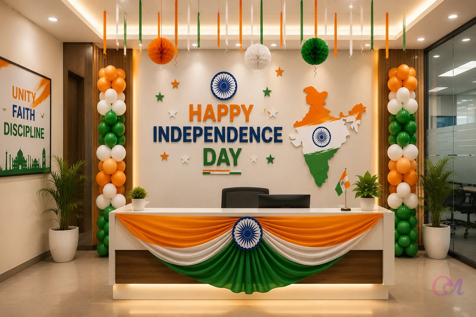 Front Office Tricolor Decoration image 2