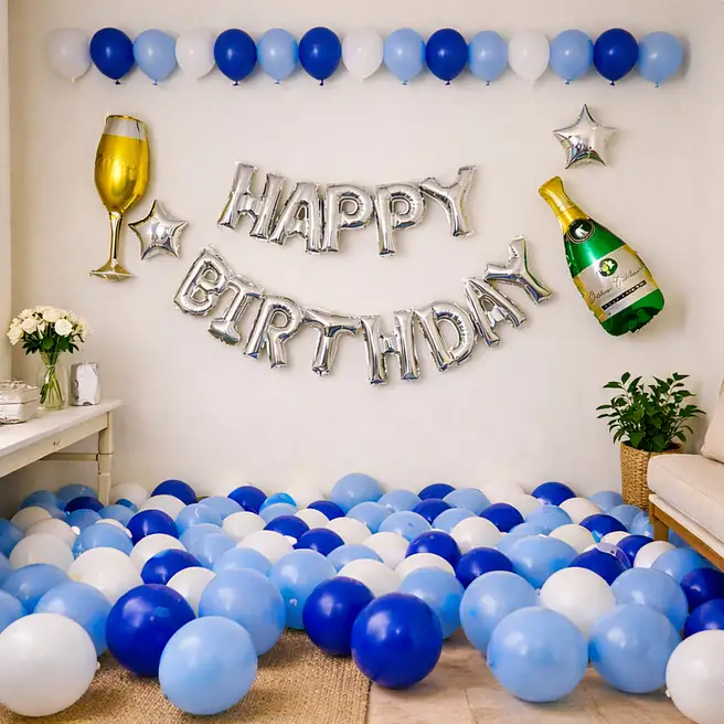 Blue Themed Magical Birthday Décor image 3