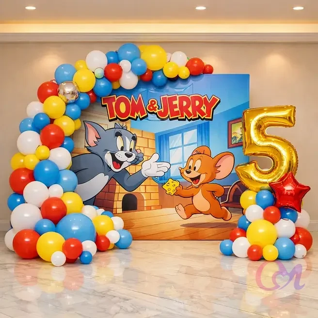 Tom & Jerry Theme Birthday Decoration - Theme Decoration in Bangalore