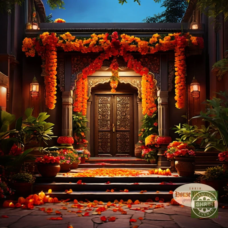Grand Housewarming Entrance Decor - House Warming in Bangalore